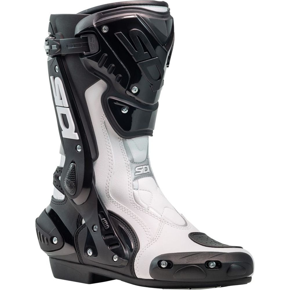 Sidi ST CE Boots Black / White FREE 1 YEAR Returns, FREE UK Delivery | ThrottleChimp