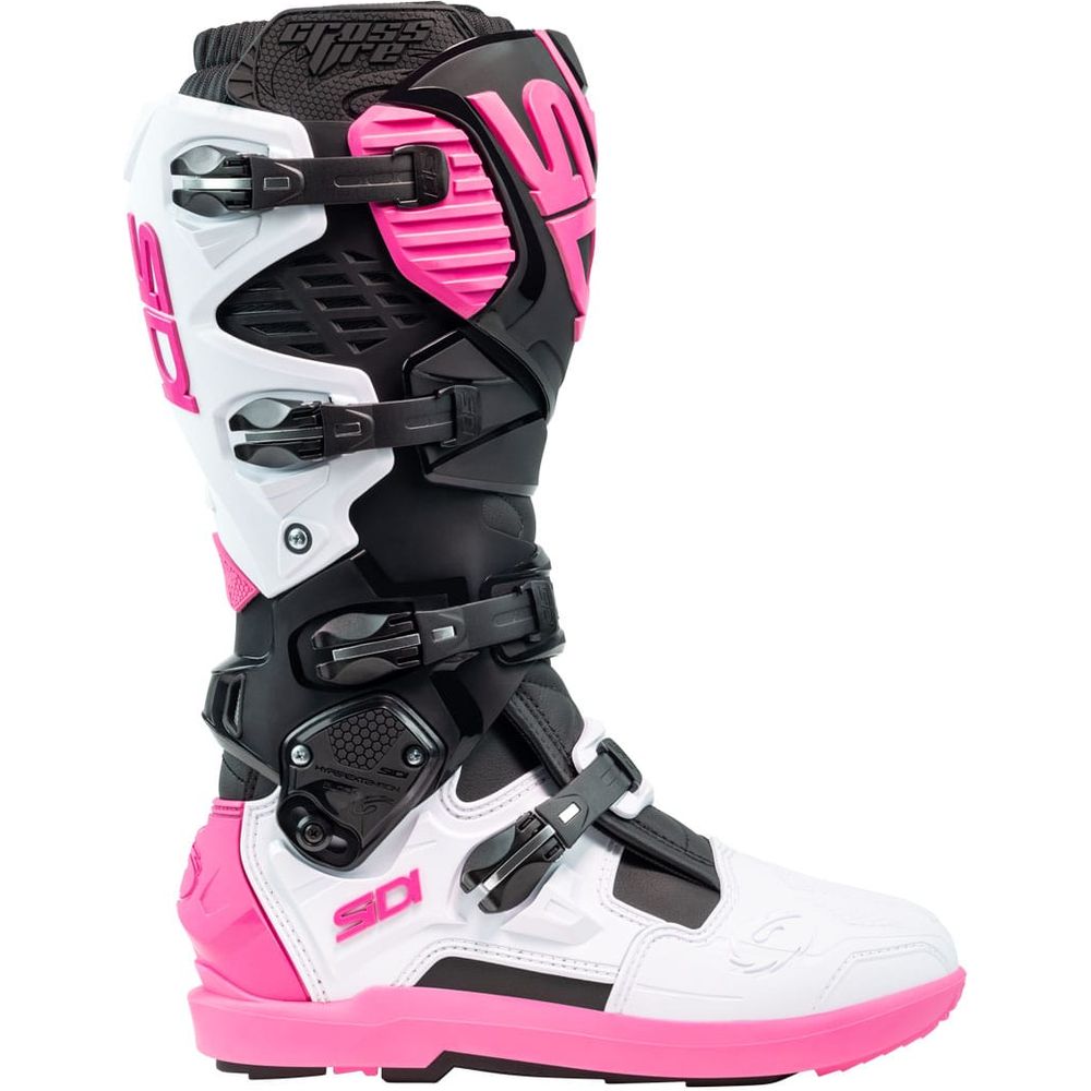 Sidi Crossfire 3 SRS CE Boots Black / White / Pink