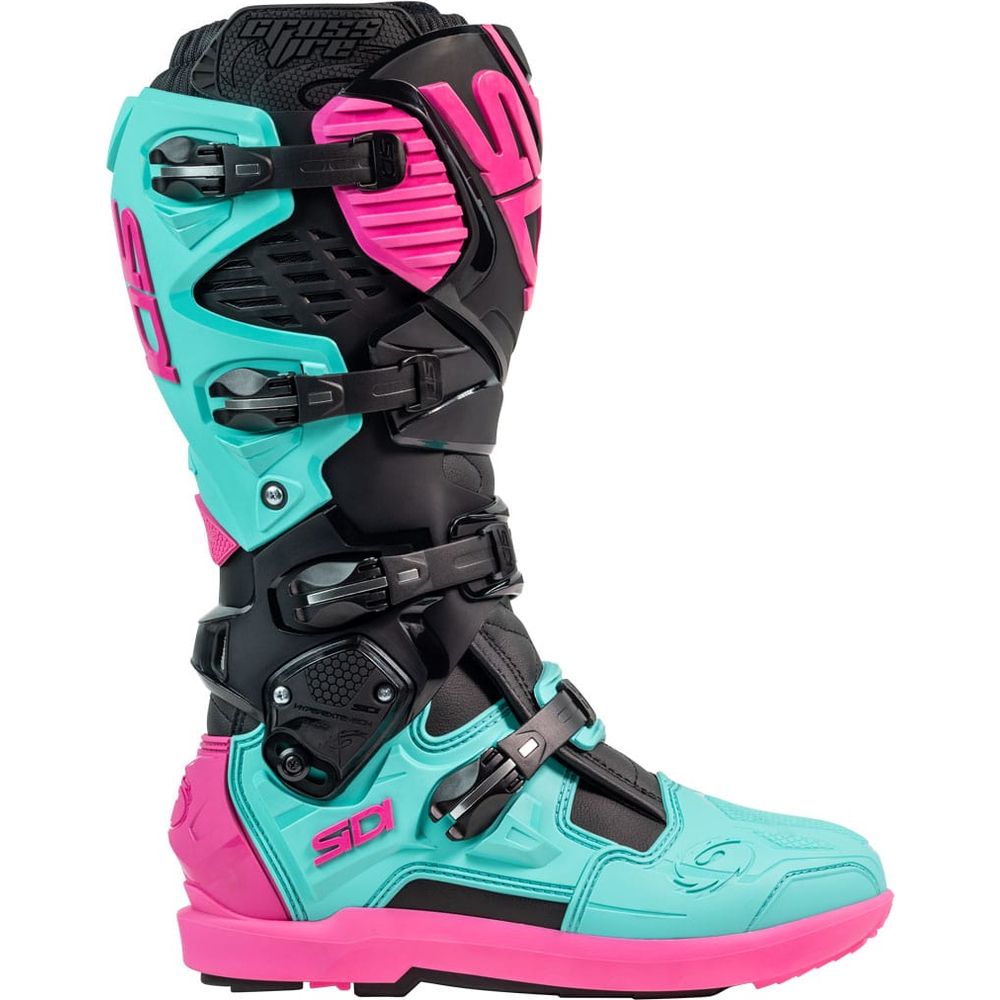 Sidi Crossfire 3 SRS CE Boots Black / Mint / Pink