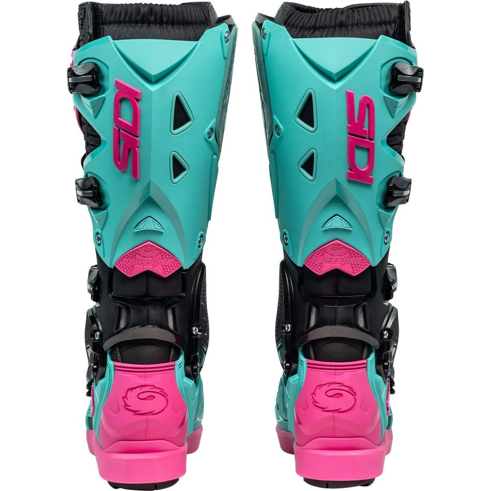 Sidi Crossfire 3 SRS CE Boots Black / Mint / Pink