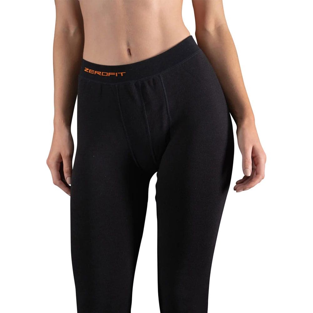 ZeroFit Ultimate Heatrub Base Layer Leggings Black FREE 1 YEAR Returns, FREE UK Delivery | ThrottleChimp