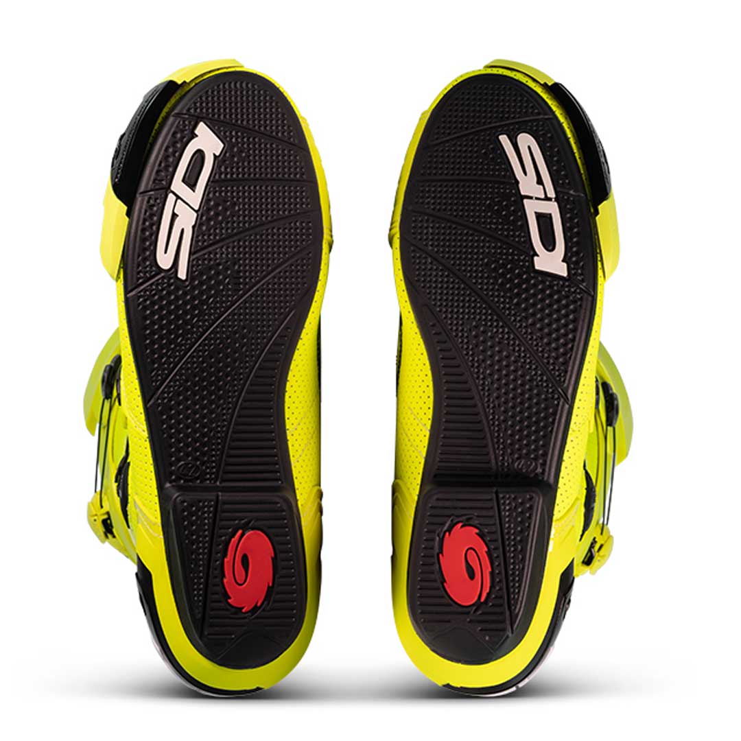 Sidi Mag 1 Air CE Boots Fluo Yellow FREE 1 YEAR Returns, FREE UK Delivery | ThrottleChimp