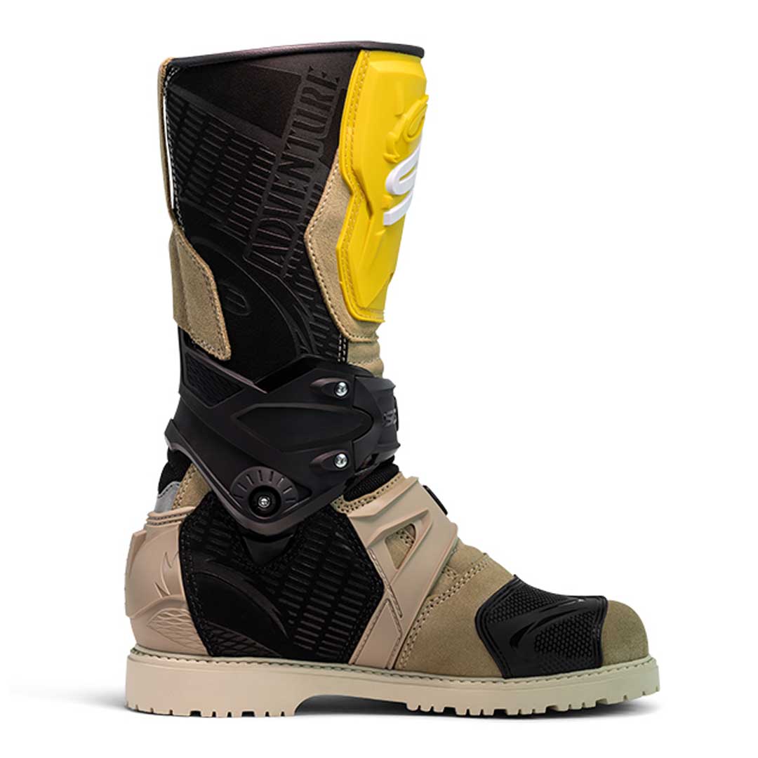 Sidi Adventure 2 Gore CE Boots Sand / Ochre FREE 1 YEAR Returns, FREE UK Delivery | ThrottleChimp