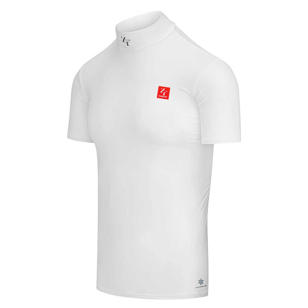 ZeroFit IceSkin Short Sleeves Base Layer T-Shirt White FREE 1 YEAR Returns, FREE UK Delivery | ThrottleChimp