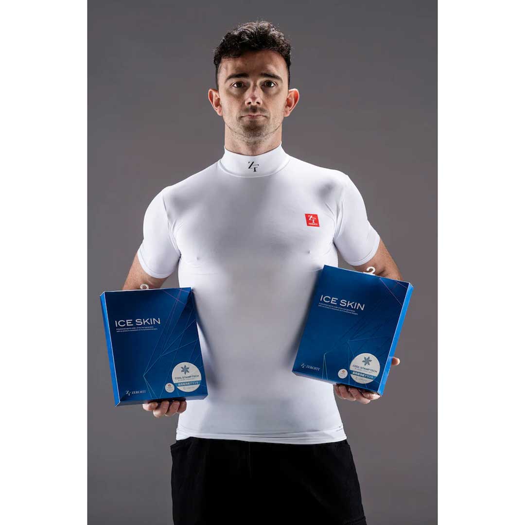 ZeroFit IceSkin Short Sleeves Base Layer T-Shirt White FREE 1 YEAR Returns, FREE UK Delivery | ThrottleChimp