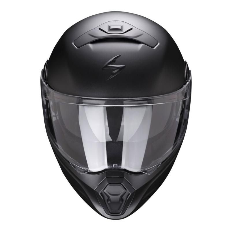 Scorpion EXO 930 Flip-Up Helmet Matt Pearl Black (Image 4) - ThrottleChimp