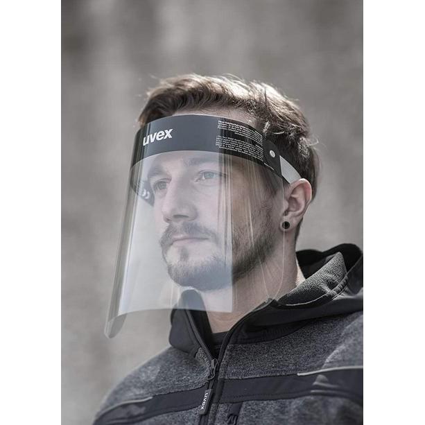 Uvex Protective PPE Face Shield Clear - ThrottleChimp