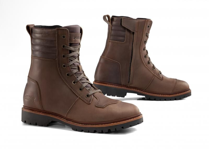 Falco Rooster Leather Boots Brown - ThrottleChimp