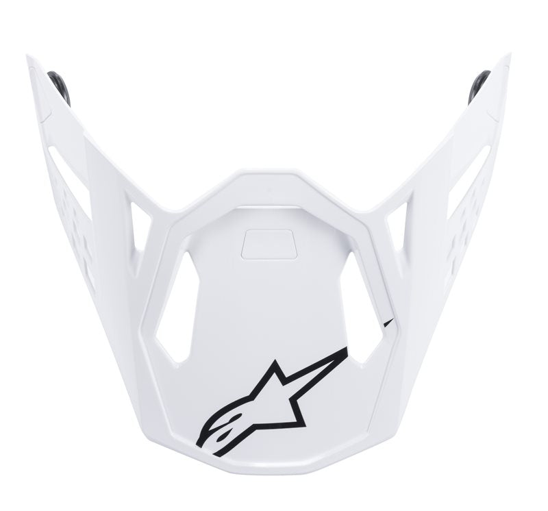 Alpinestars Visor S-M10 / S-M8 Solid Glossy White FREE 1 YEAR Returns, FREE UK Delivery | ThrottleChimp