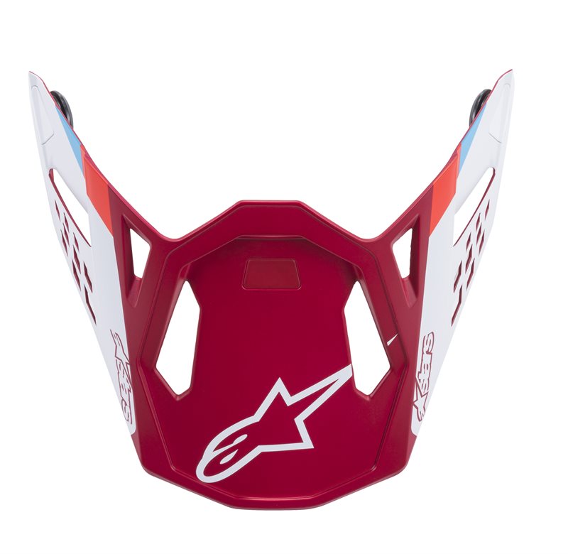 Alpinestars Visor S-M8 Contact Matt Red FREE 1 YEAR Returns, FREE UK Delivery | ThrottleChimp