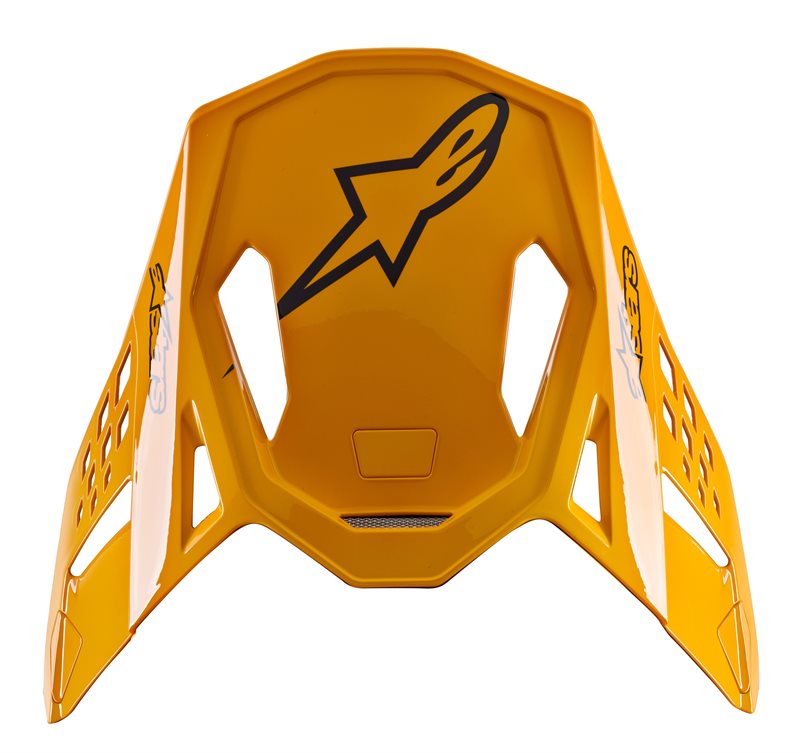 Alpinestars Visor S-M10 Dyno Black / Glossy Orange FREE 1 YEAR Returns, FREE UK Delivery | ThrottleChimp