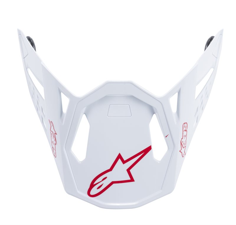 Alpinestars Visor S-M10 Dyno Glossy White FREE 1 YEAR Returns, FREE UK Delivery | ThrottleChimp