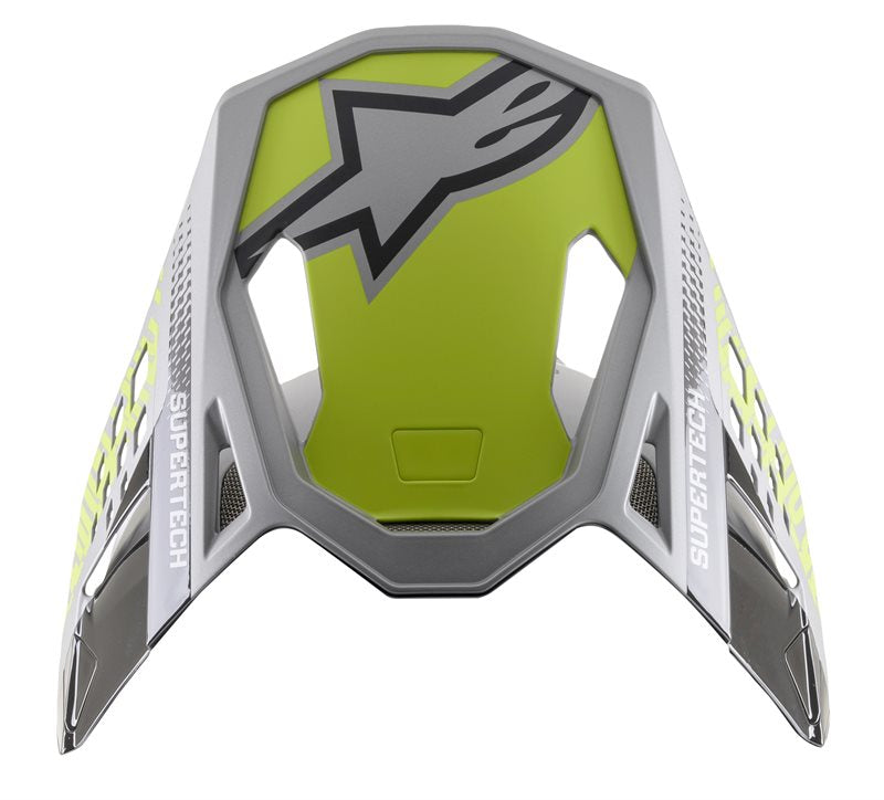 Alpinestars Visor S-M8 Triple Silver / Black / Fluo Yellow MG FREE 1 YEAR Returns, FREE UK Delivery | ThrottleChimp