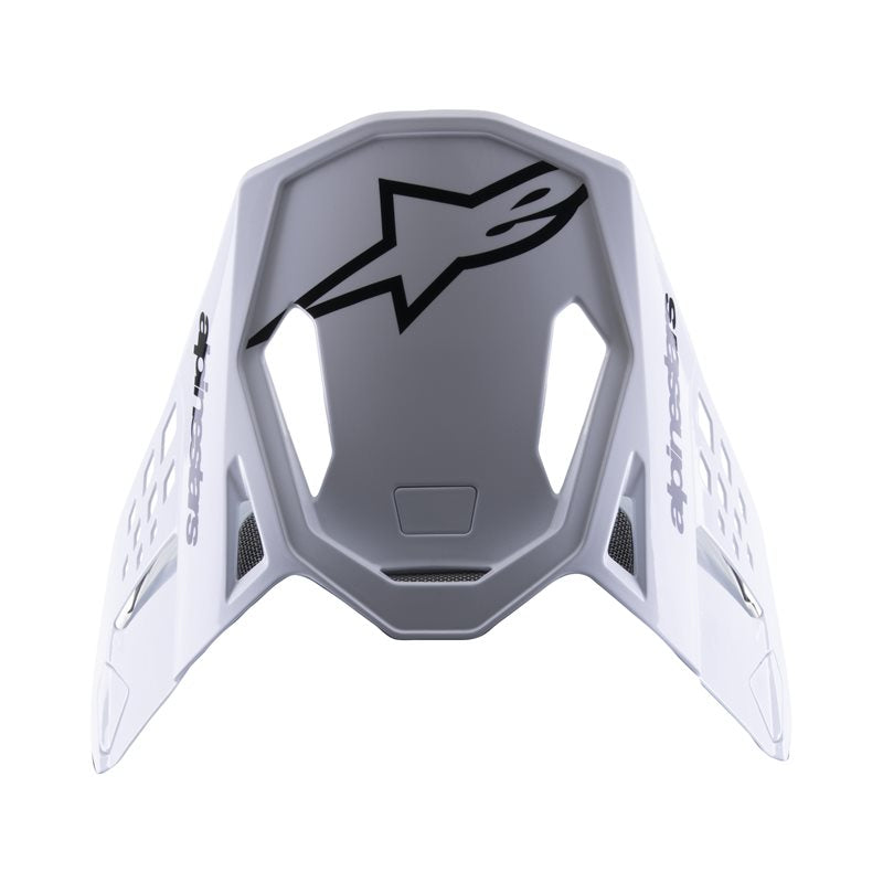 Alpinestars Visor S-M8 Radium 2 Black / Glossy White FREE 1 YEAR Returns, FREE UK Delivery | ThrottleChimp