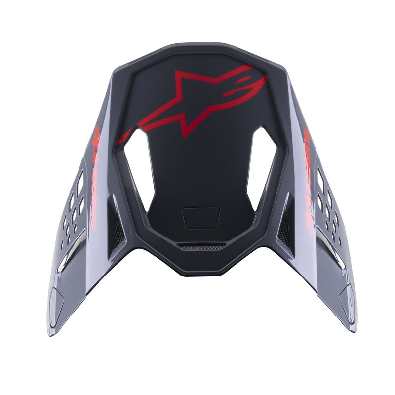 Alpinestars Visor S-M8 Radium 2 Black / Glossy Neon Red FREE 1 YEAR Returns, FREE UK Delivery | ThrottleChimp