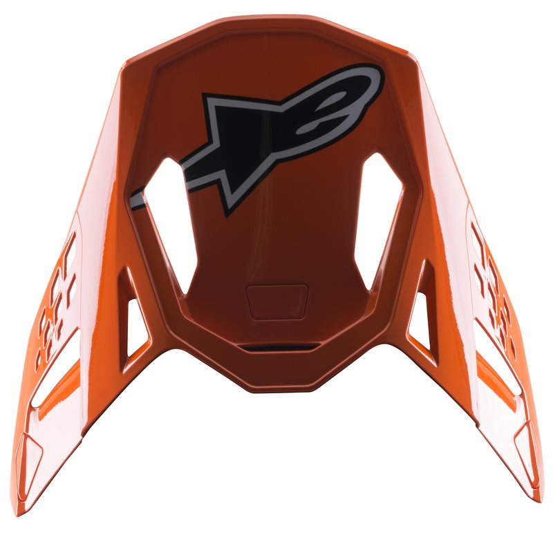 Alpinestars Visor S-M8 Factory Dark Blue / Orange / Fluo Yellow FREE 1 YEAR Returns, FREE UK Delivery | ThrottleChimp