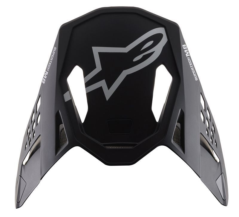 Alpinestars Visor S-M8 Echo Black / Matt White FREE 1 YEAR Returns, FREE UK Delivery | ThrottleChimp