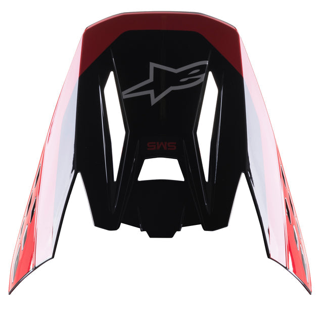 Alpinestars Visor S-M5 Beam Black / Glossy Red FREE 1 YEAR Returns, FREE UK Delivery | ThrottleChimp