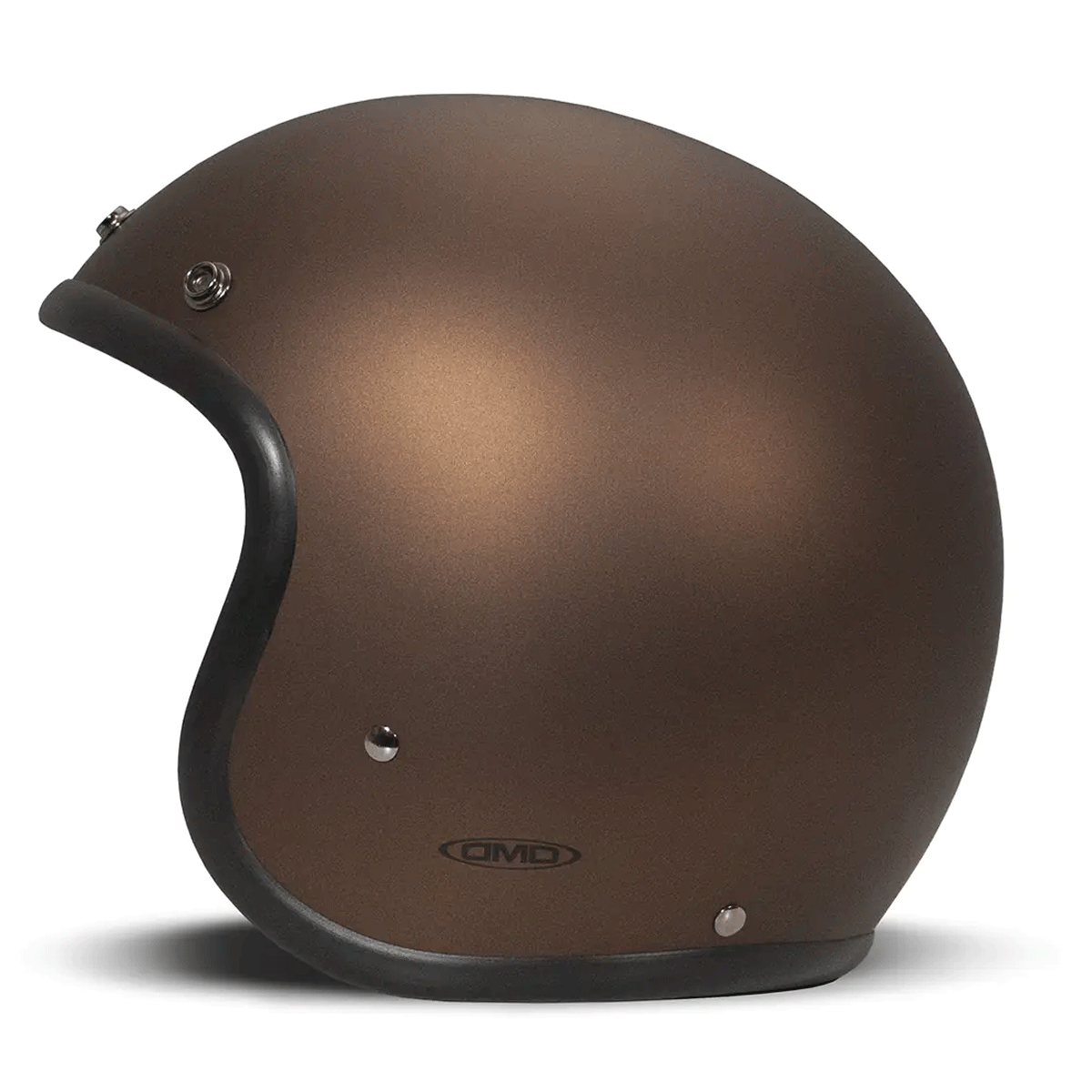 DMD Retro Jet Open Face Helmet Caffe FREE UK Delivery, FREE 365 Day Returns | Moto Central