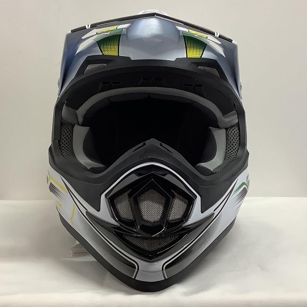 GSB XP-14B MX Off-Road Helmet Gloss Graphic Green (Image 2) - ThrottleChimp