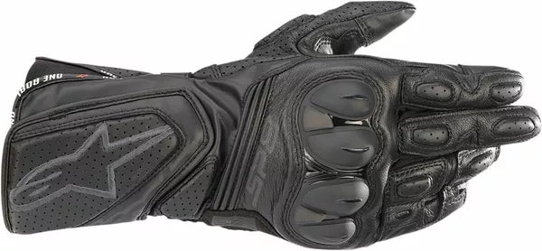 Alpinestars SP-8 V3 Gloves Black FREE 1 Year Return, FREE UK Shipping | ThrottleChimp