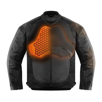 Richa D3O CE Level 1 Chest Protector Orange (Image 2) - ThrottleChimp