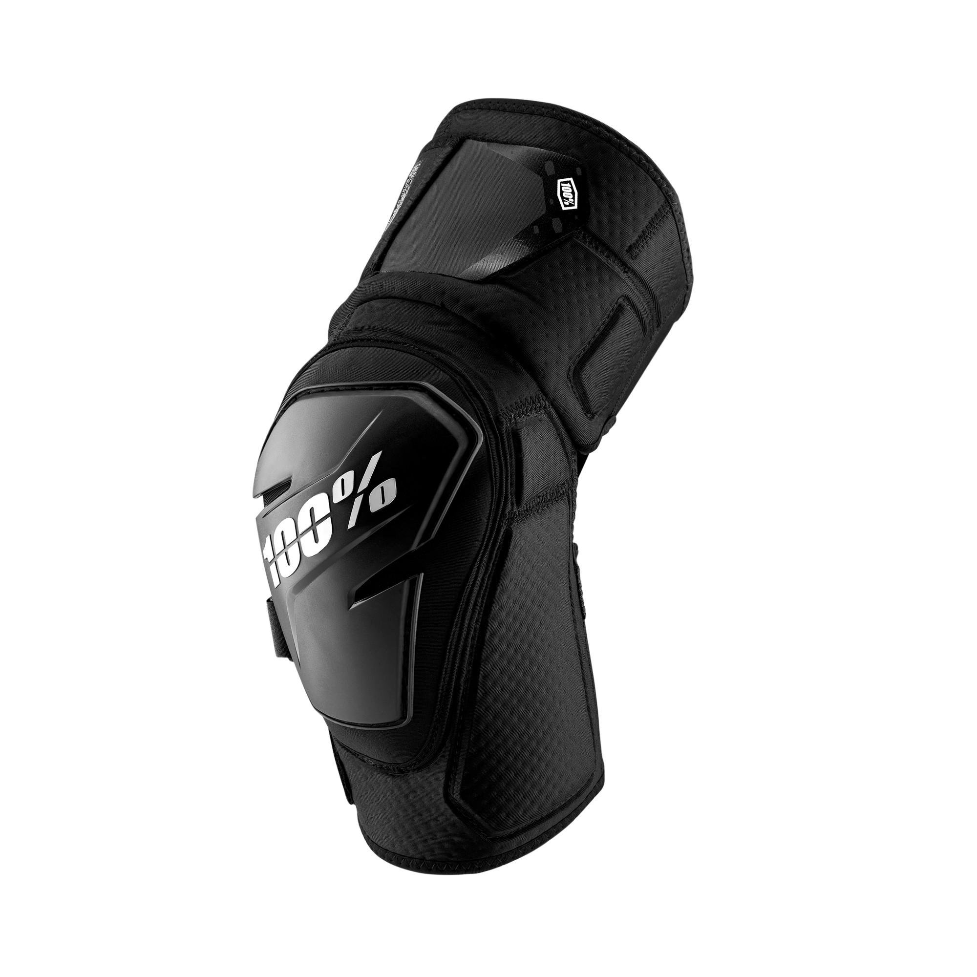 100% Fortis Knee Guards Black FREE 1 YEAR Returns, FREE UK Delivery | ThrottleChimp