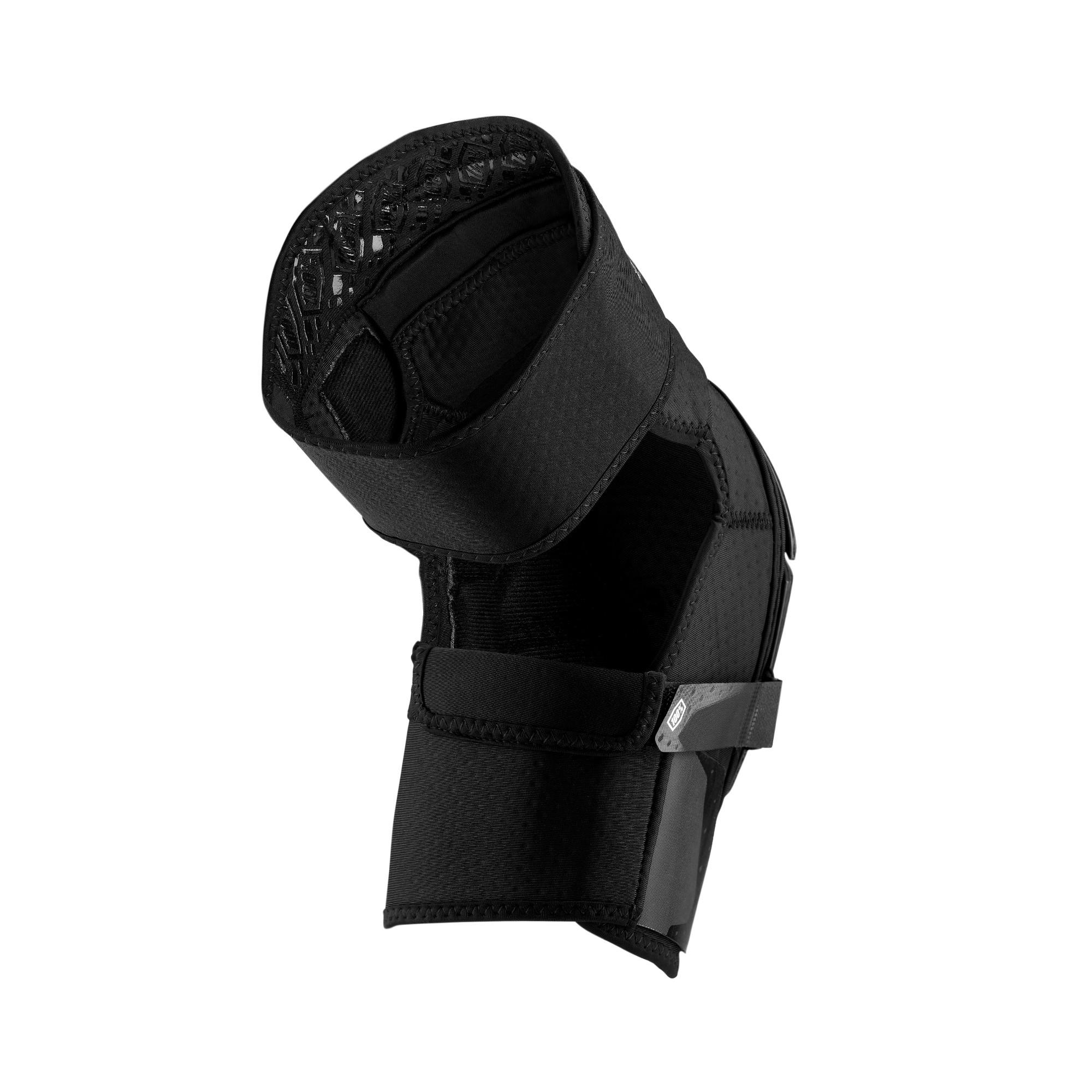 100% Fortis Knee Guards Black FREE 1 YEAR Returns, FREE UK Delivery | ThrottleChimp