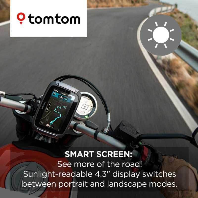 Tom Tom Rider 550 World Satellite Navigation System Black (Image 9) - ThrottleChimp