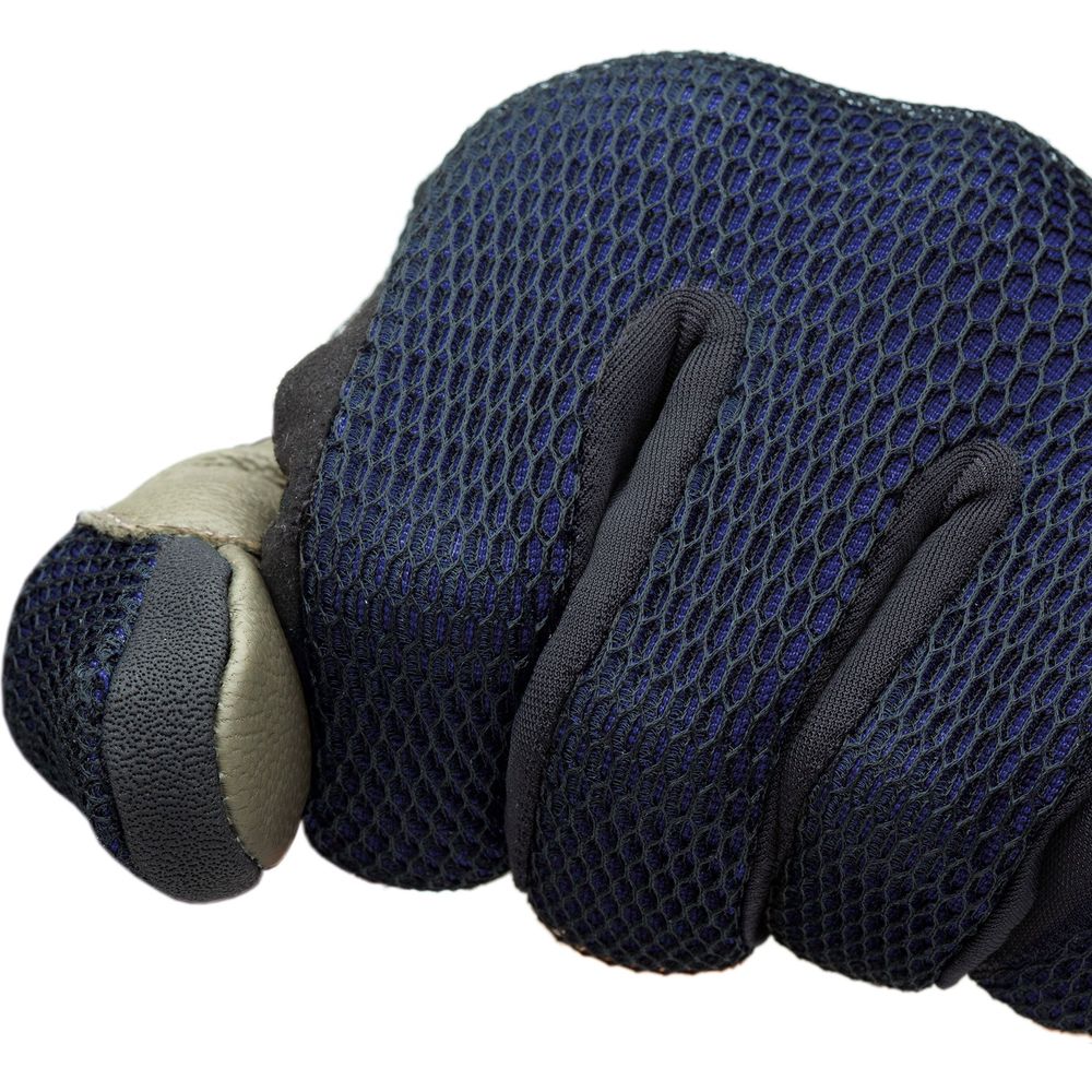 Tucano Urbano Eden Mesh Gloves Black / Blue (Image 4) - ThrottleChimp