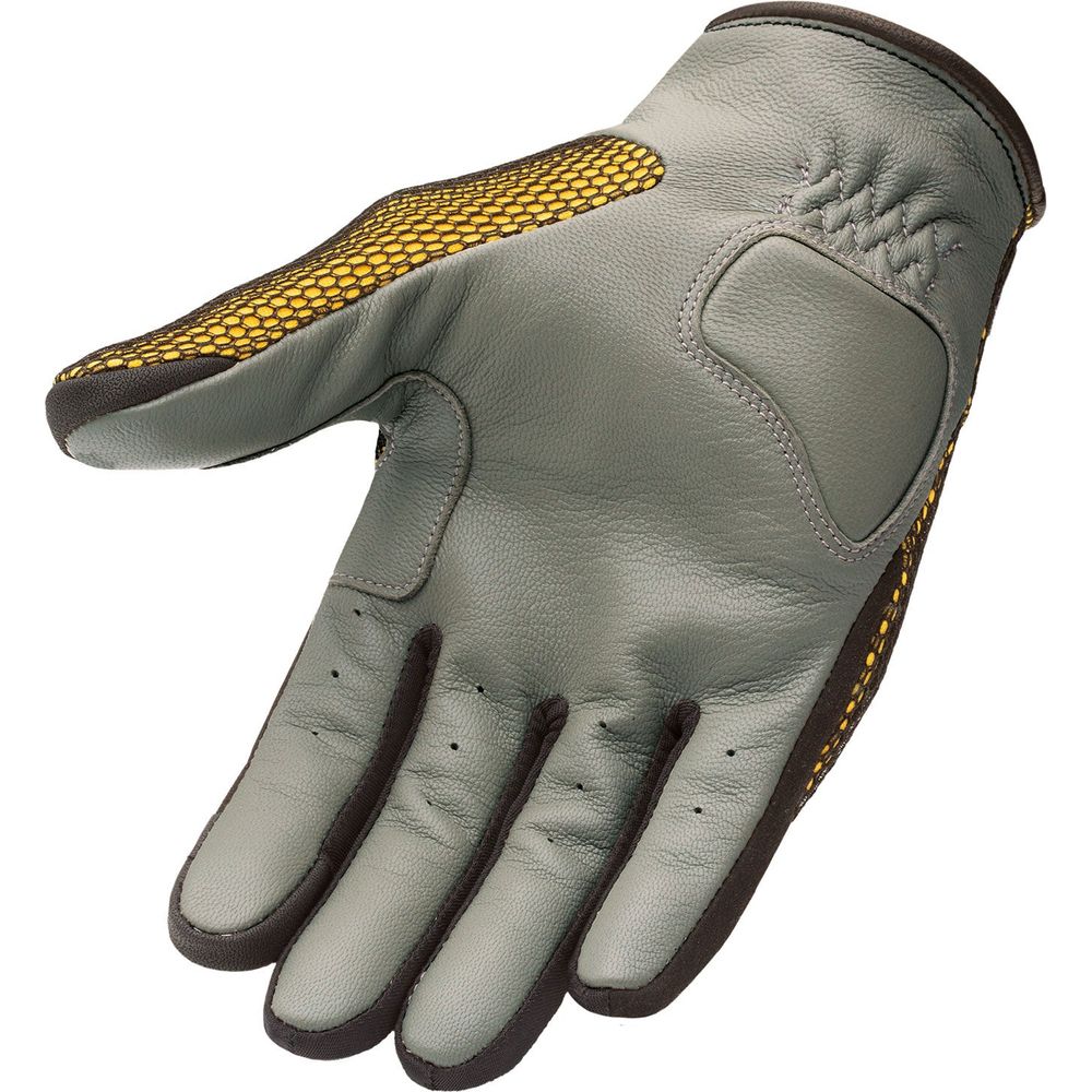 Tucano Urbano Eden Mesh Gloves Black / Toucan Yellow (Image 3) - ThrottleChimp