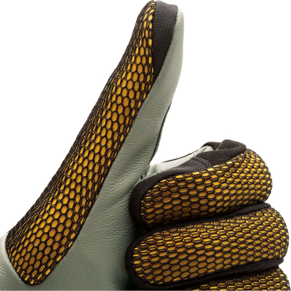 Tucano Urbano Eden Mesh Gloves Black / Toucan Yellow (Image 5) - ThrottleChimp