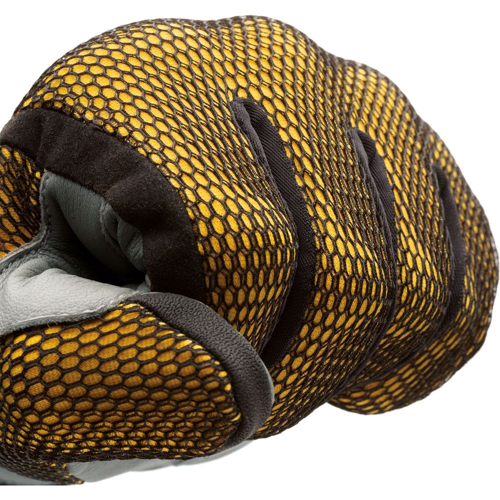 Tucano Urbano Eden Mesh Gloves Black / Toucan Yellow (Image 7) - ThrottleChimp