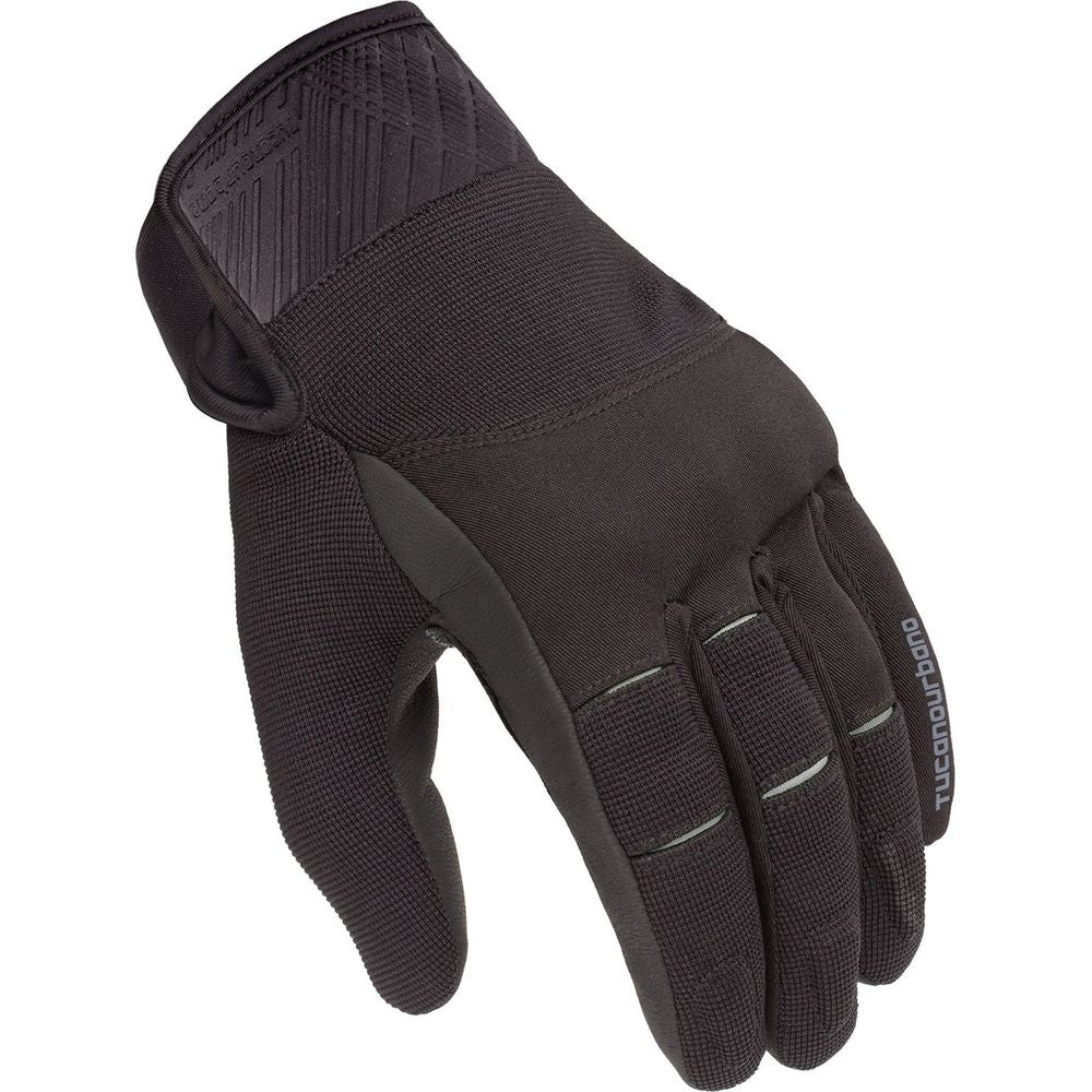 Tucano Urbano Crab Gloves Black (Image 2) - ThrottleChimp