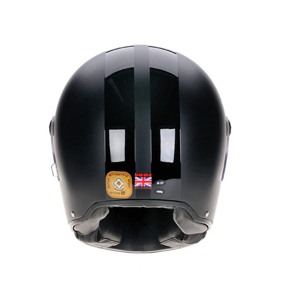 Davida Koura Full Face Helmet Matt Black FREE 1 YEAR Returns, FREE UK Delivery | ThrottleChimp