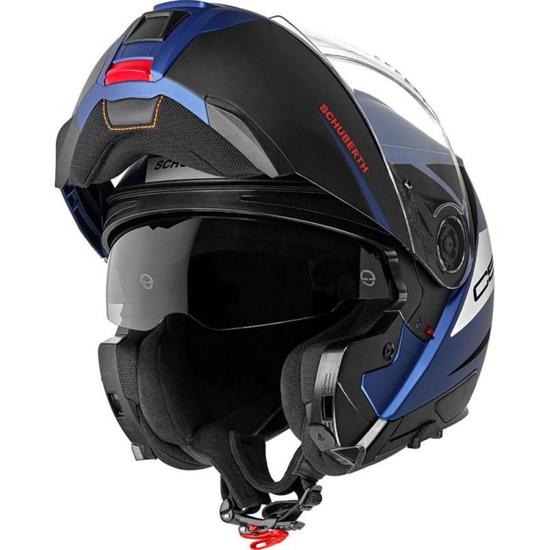 Schuberth C5 Eclipse Flip-Up Helmet Blue FREE 1 YEAR Returns, FREE UK Delivery | ThrottleChimp