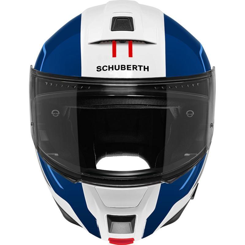 Schuberth C5 Master Flip-Up Helmet Blue / White (Image 4) - ThrottleChimp