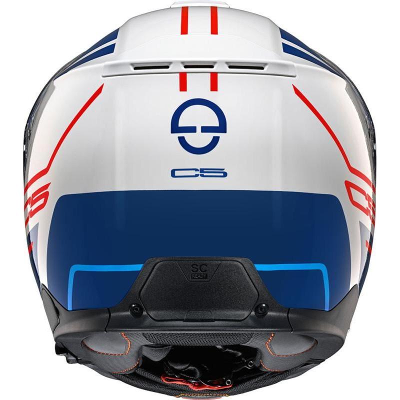 Schuberth C5 Master Flip-Up Helmet Blue / White (Image 6) - ThrottleChimp