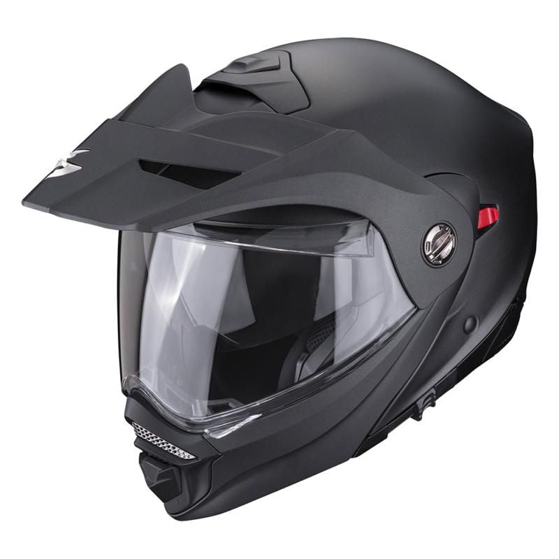 Scorpion ADX-2 Flip-Up Helmet Matt Pearl Black FREE 1 YEAR Returns, FREE UK Delivery | ThrottleChimp