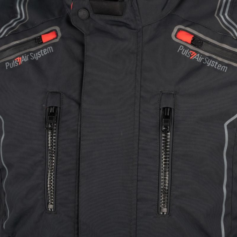 Bering Flagstaff Laminate Textile Jacket Black FREE 1 YEAR Returns, FREE UK Delivery | ThrottleChimp