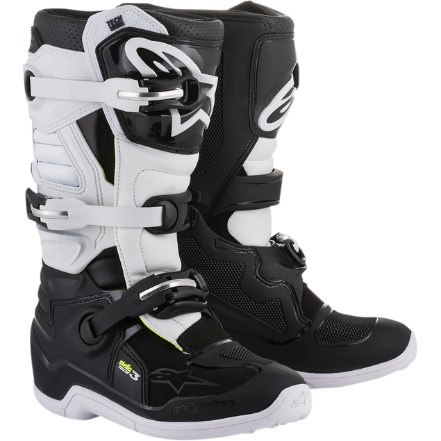 Alpinestars Stella Tech 3 Off-Road Boots Black / White FREE 1 YEAR Returns, FREE UK Delivery | ThrottleChimp