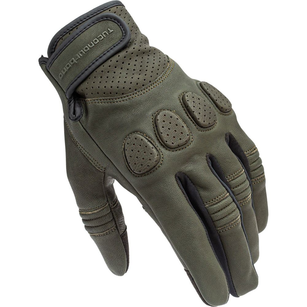 Tucano Urbano Gig Pro Gloves Dark Green - ThrottleChimp