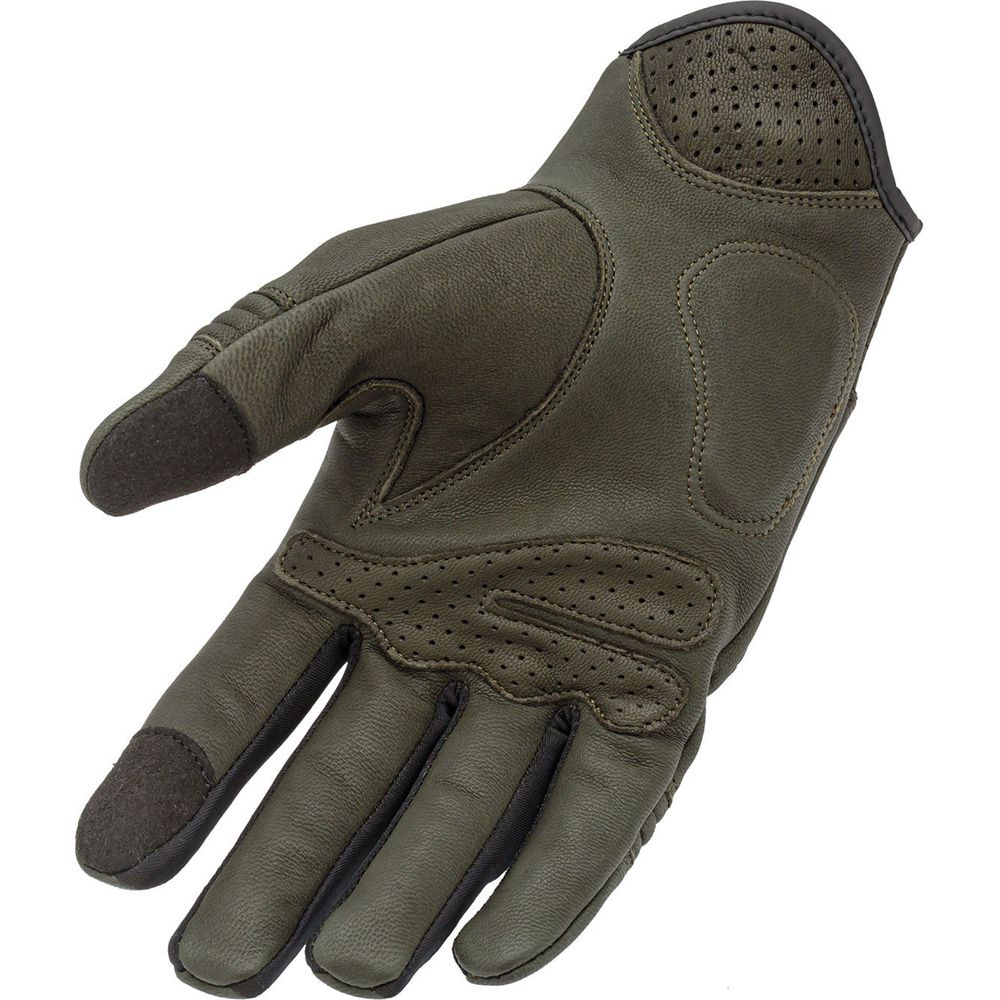 Tucano Urbano Gig Pro Gloves Dark Green (Image 2) - ThrottleChimp