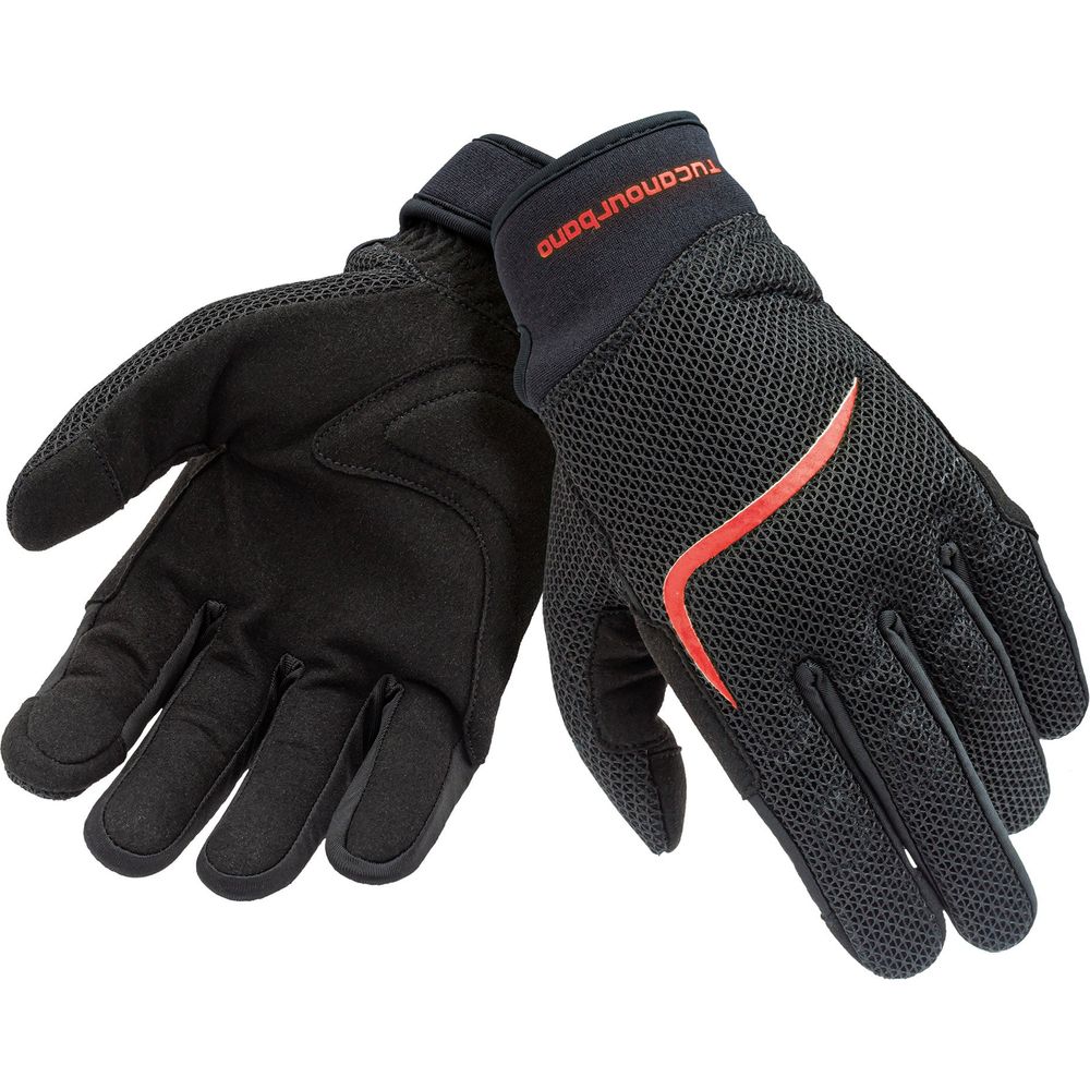 Tucano Urbano Miky Mesh Gloves Black / Orange - ThrottleChimp