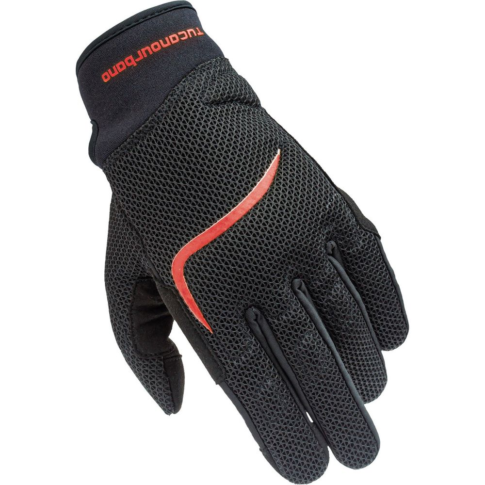 Tucano Urbano Miky Mesh Gloves Black / Orange (Image 2) - ThrottleChimp