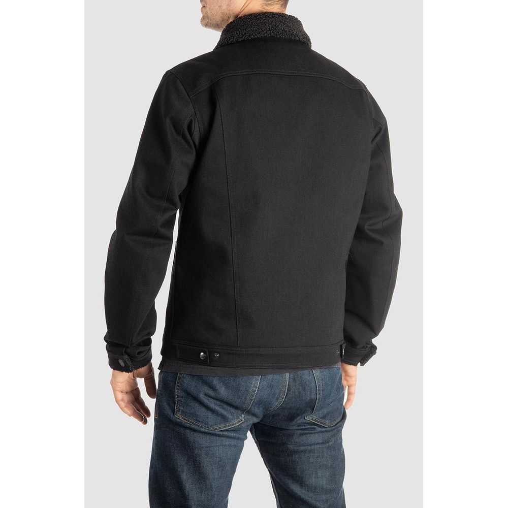 Pando Moto Husky 2.0 Denim Jacket Black (Image 4) - ThrottleChimp