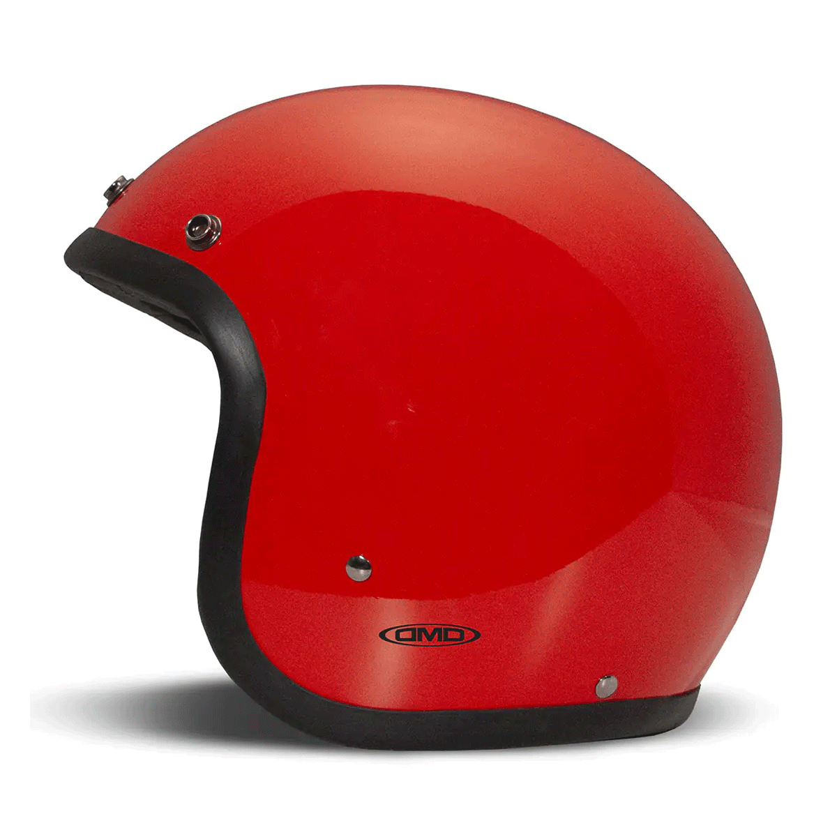 DMD Retro Jet Open Face Helmet Red FREE UK Delivery, FREE 365 Day Returns | Moto Central