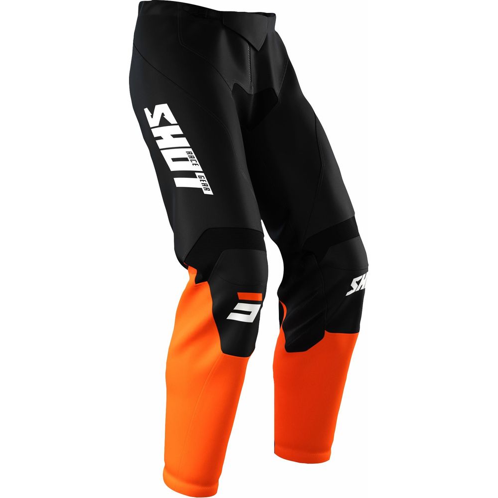 Shot Raw Trouser Burst Orange - ThrottleChimp