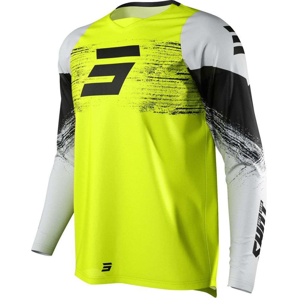 Shot Raw Jersey Burst Neon Yellow - ThrottleChimp