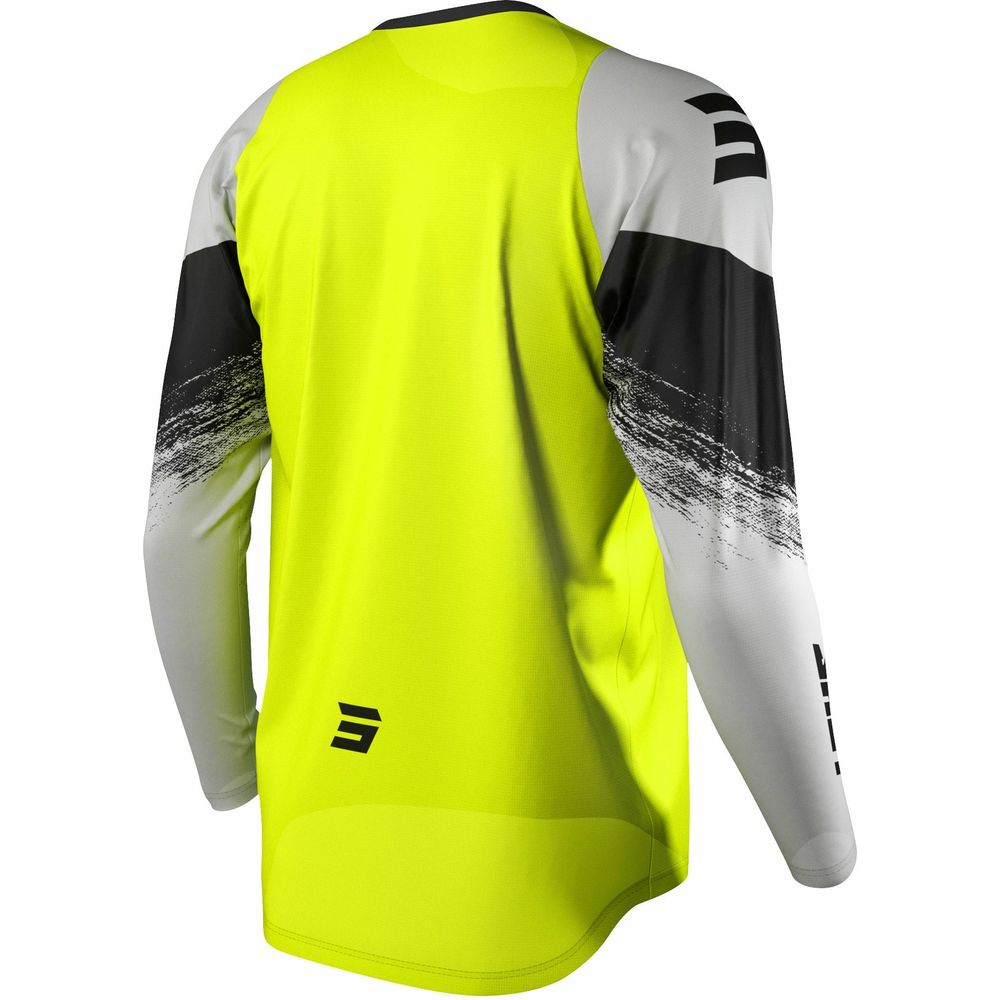 Shot Raw Jersey Burst Neon Yellow (Image 2) - ThrottleChimp